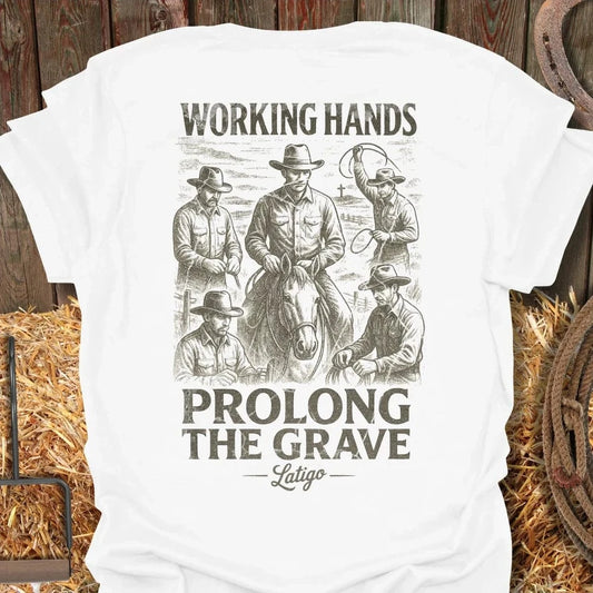 Latigo-Cowboy Authentics White / S Grave