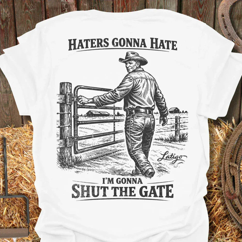 Latigo-Cowboy Authentics White / S Haters Tee