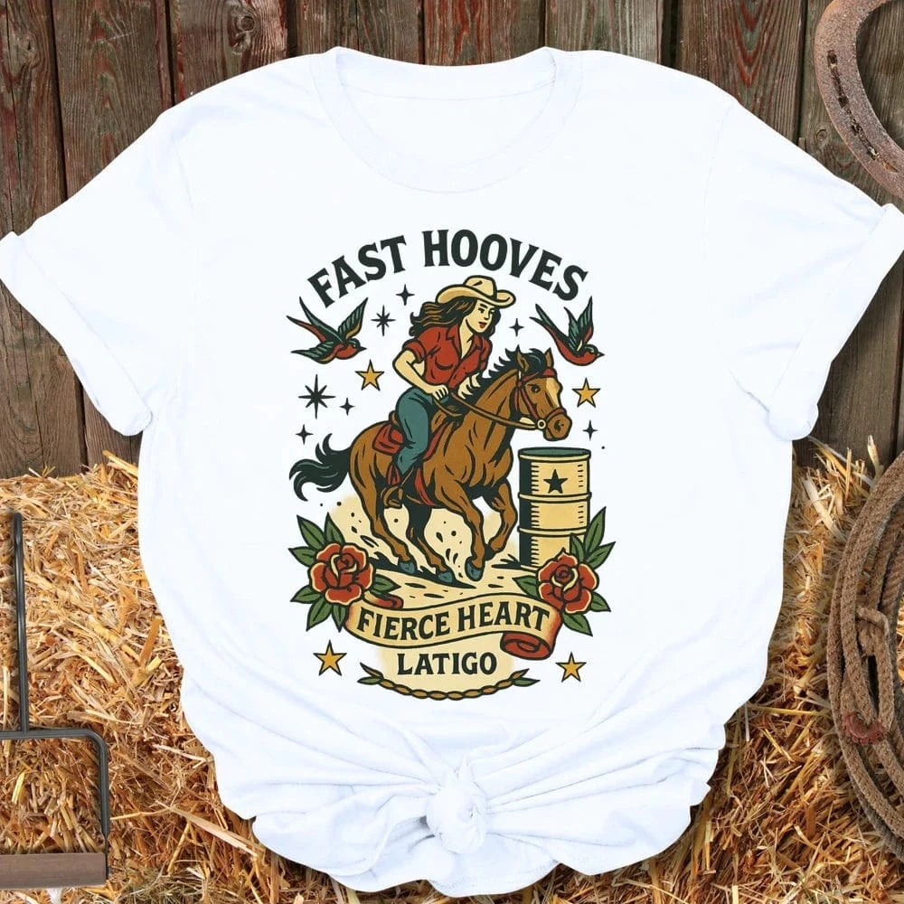 Latigo-Cowboy Authentics White / S Hooves