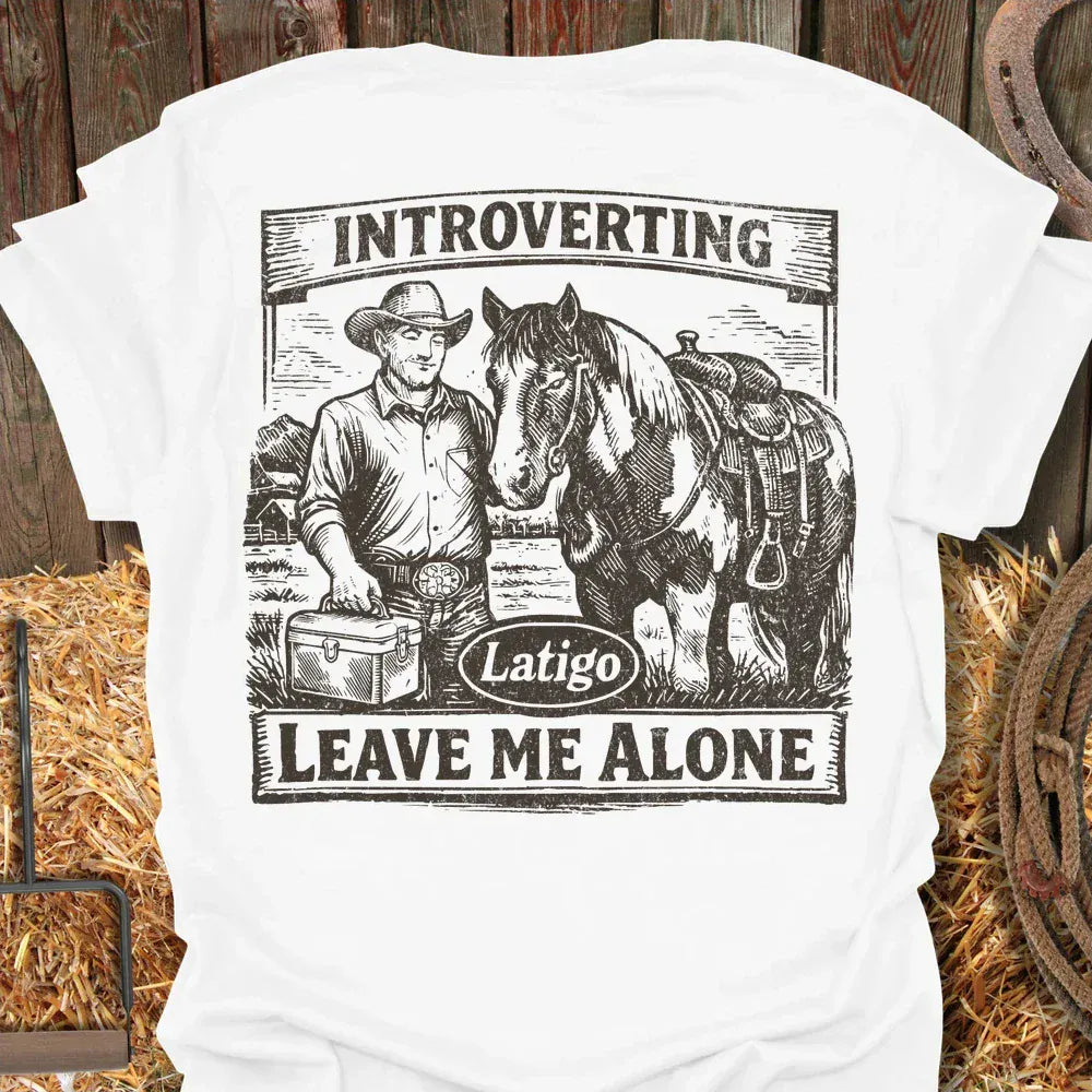 Latigo-Cowboy Authentics White / S Introverting Tee