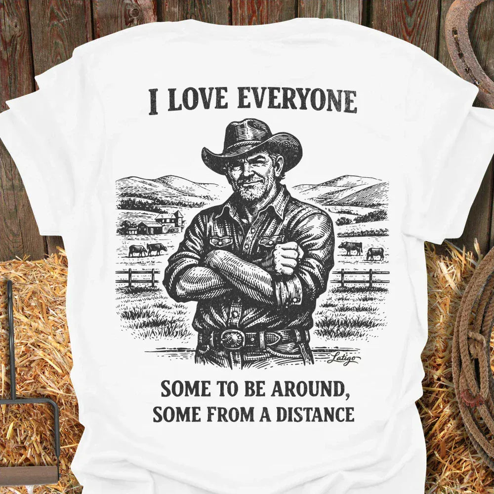 Latigo-Cowboy Authentics White / S Love Everyone Tee