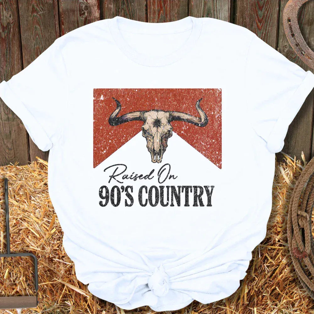 Latigo-Cowboy Authentics White / S Nineties Tee