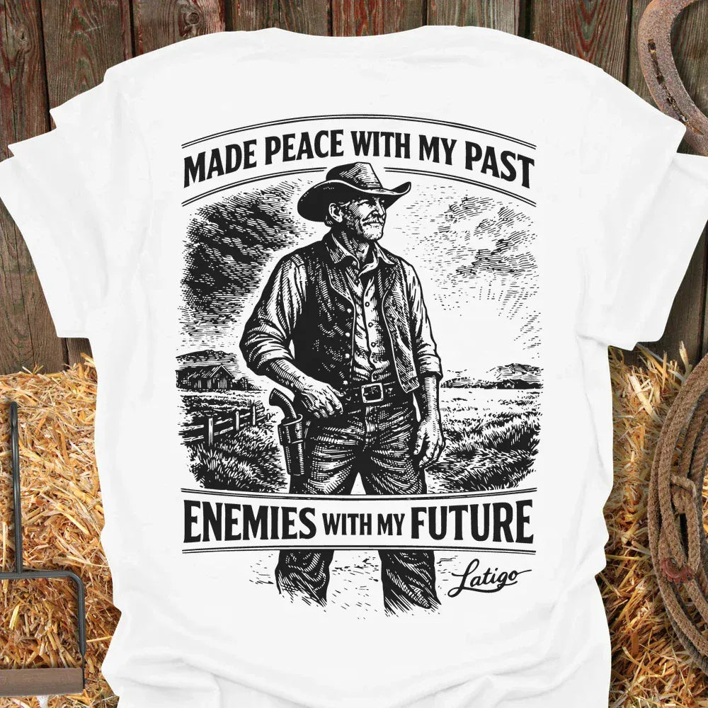 Latigo-Cowboy Authentics White / S Peace Tee