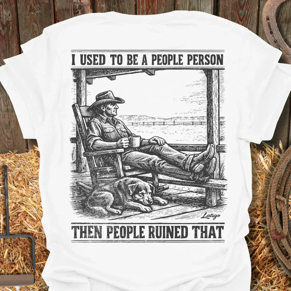 Latigo-Cowboy Authentics White / S People Person Tee