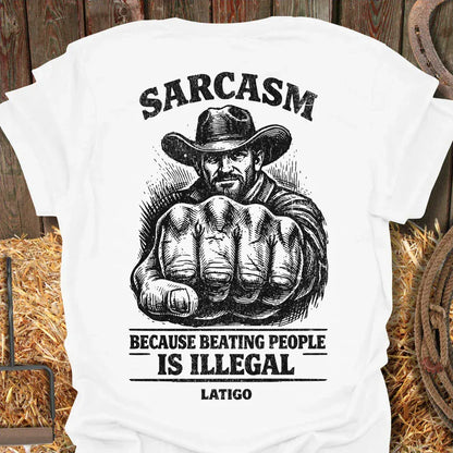 Latigo-Cowboy Authentics White / S Sarcasm Tee