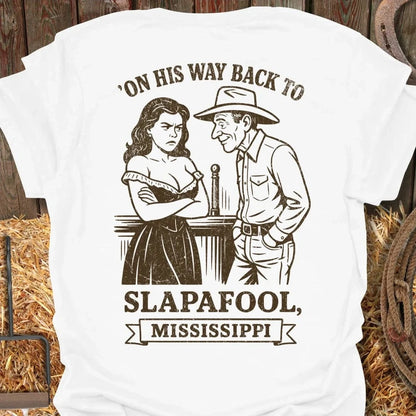 Latigo-Cowboy Authentics White / S Slapafool Tee