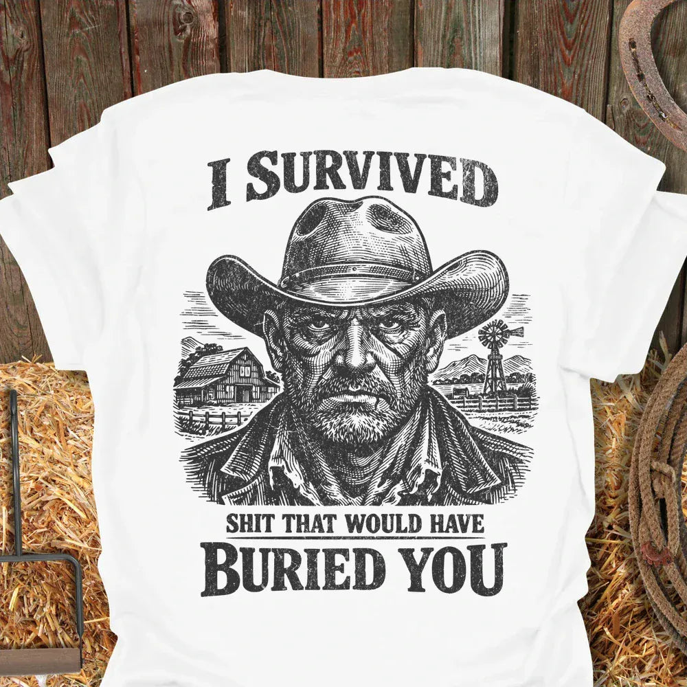 Latigo-Cowboy Authentics White / S Survived Tee