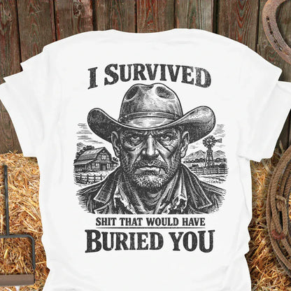 Latigo-Cowboy Authentics White / S Survived Tee