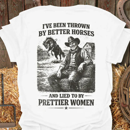 Latigo-Cowboy Authentics White / S Thrown and Lied Tee