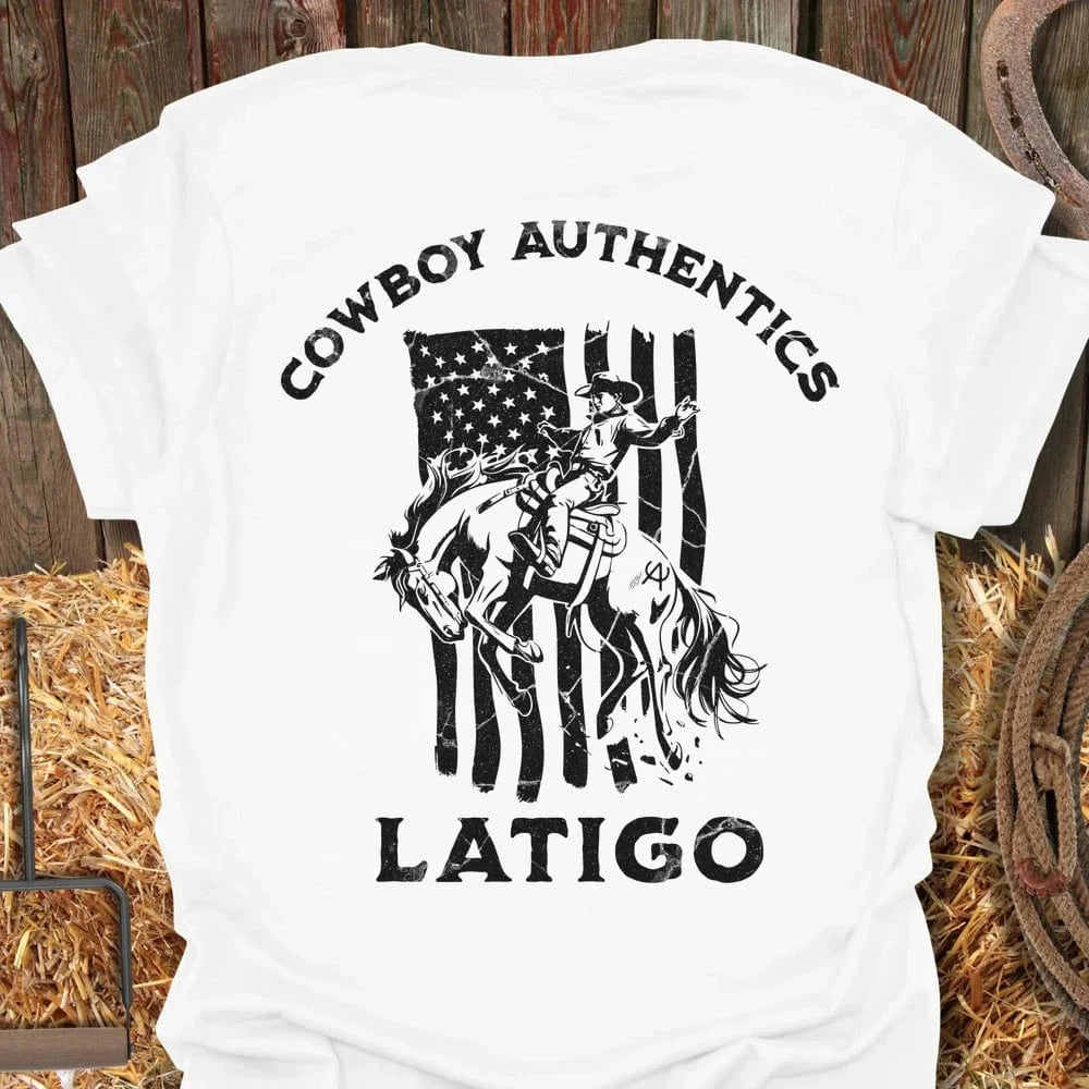 Latigo-Cowboy Authentics White / S USA Bronc