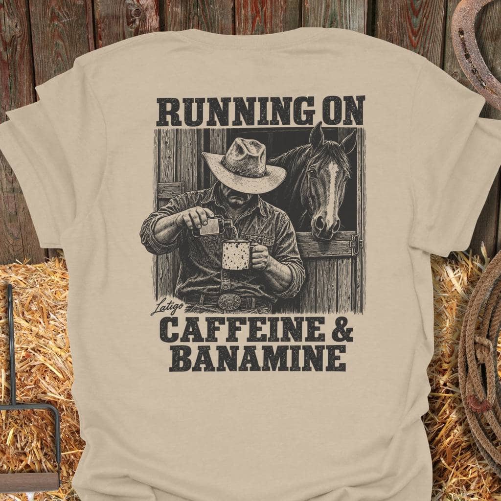 Latigo Cowboy Banamine Tee T-Shirt S / Sand