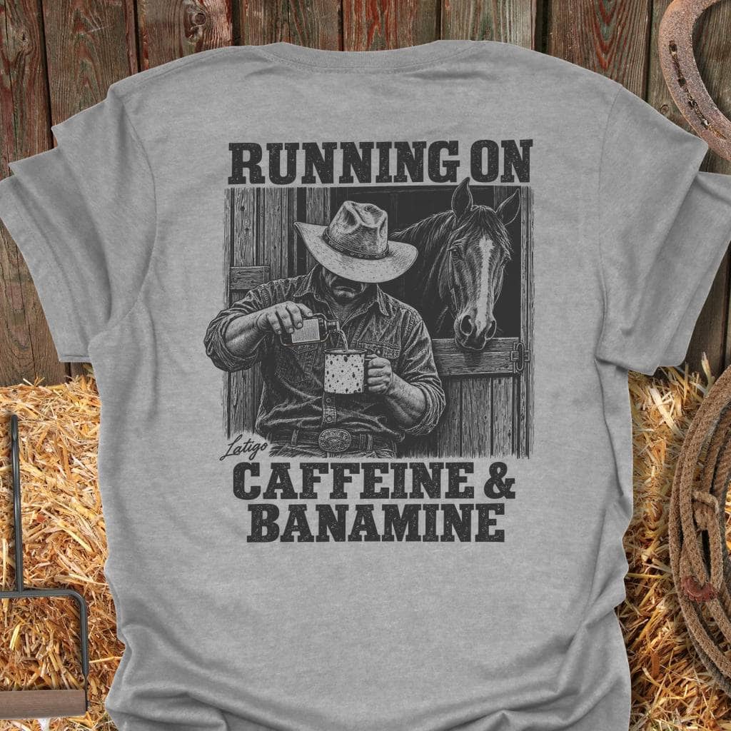 Latigo Cowboy Banamine Tee T-Shirt S / Sport Grey