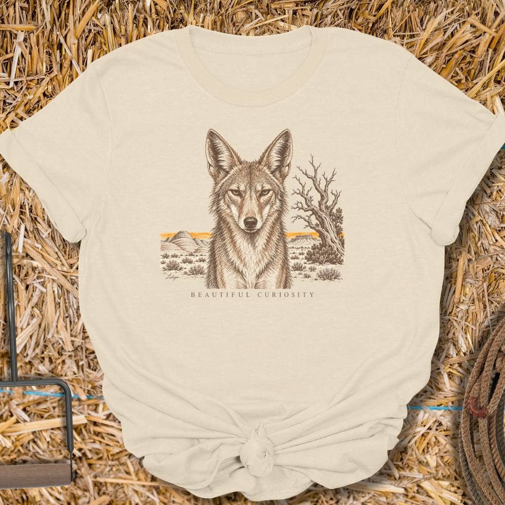 Latigo Cowboy Beautiful Curiosity Tee T-Shirt Natural / S