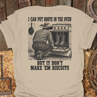 Latigo Cowboy Biscuits Tee T-Shirt S / Sand