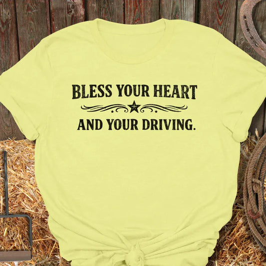 Latigo Cowboy Blessing Tee Cornsilk / S