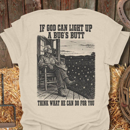 Latigo Cowboy Bug's Butt Tee T-Shirt Natural / S
