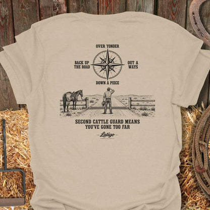 Latigo Cowboy Directions Tee T-Shirt S / Sand