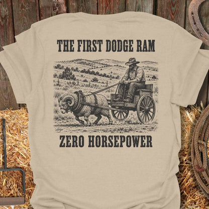 Latigo Cowboy First Ram Tee T-Shirt S / Sand