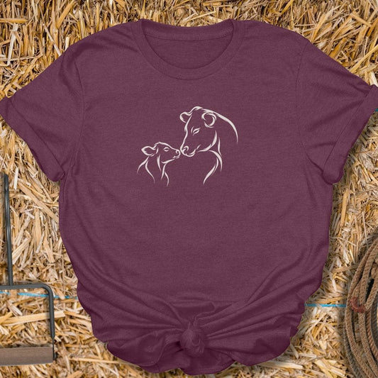 Latigo Cowboy First Spring Tee T-Shirt S / Heather Maroon