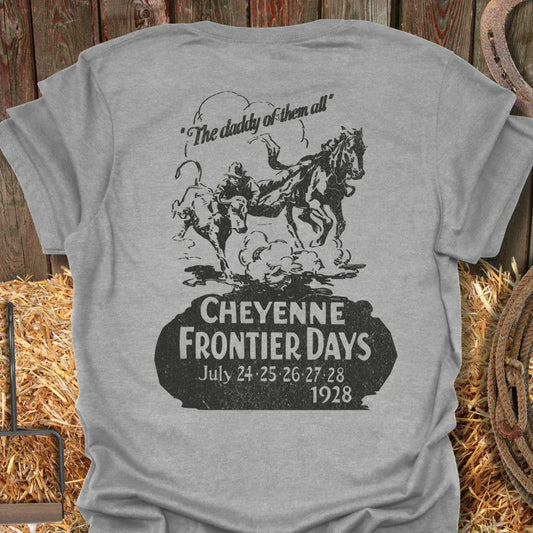 Latigo Cowboy Frontier Days Tee T-Shirt Sport Grey / S