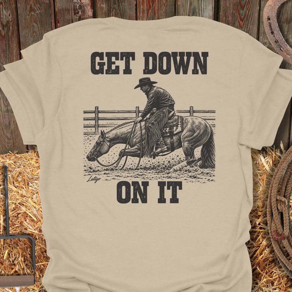 Latigo Cowboy Get Down Tee T-Shirt S / Sand