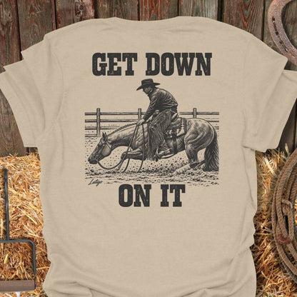 Latigo Cowboy Get Down Tee T-Shirt S / Sand