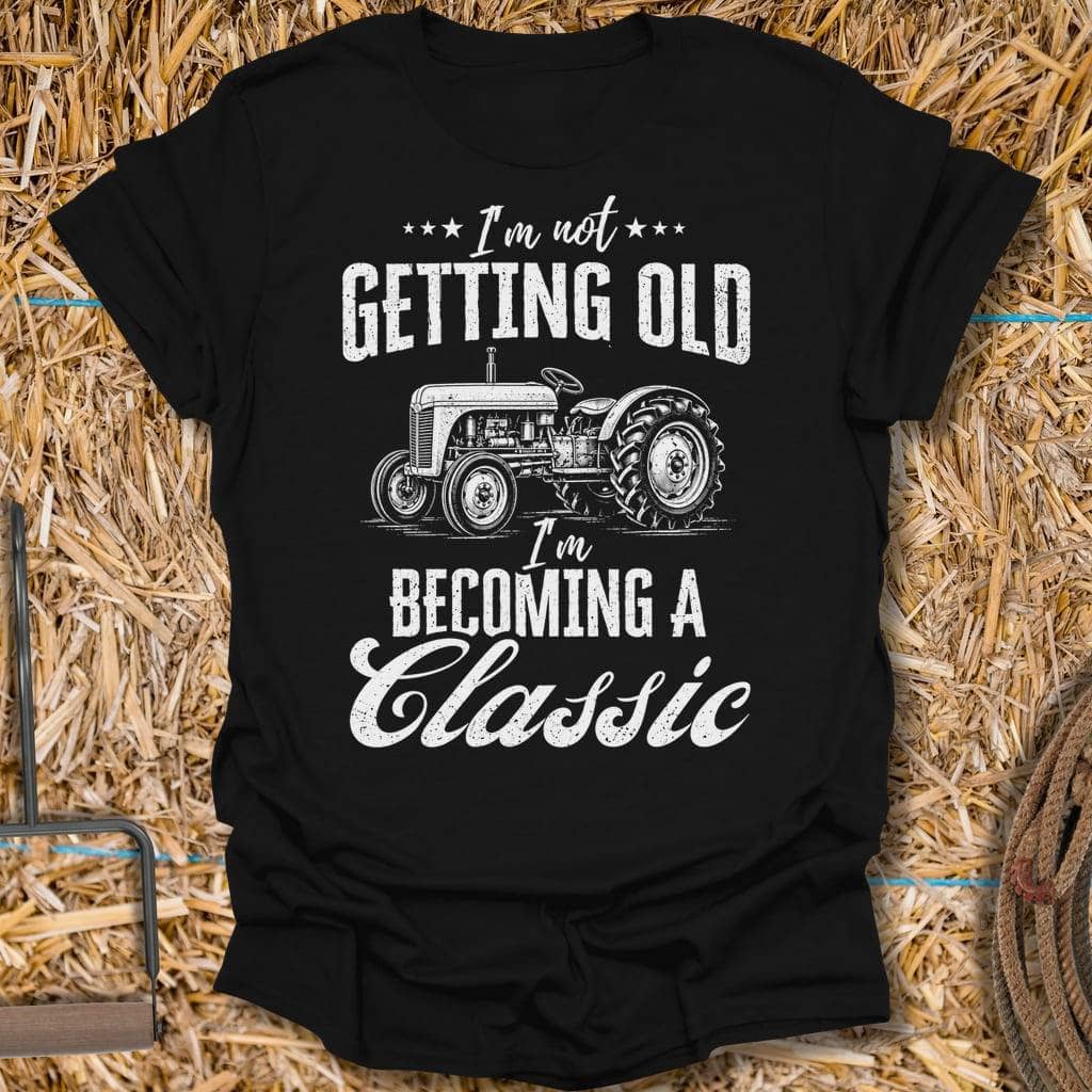 Latigo Cowboy Getting Old Tee T-Shirt S / Black