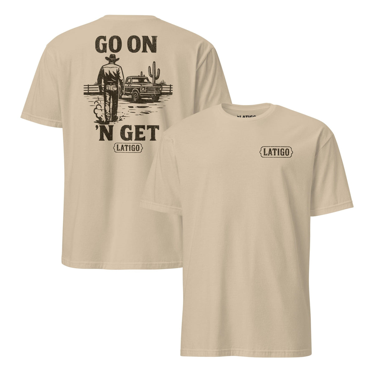 Latigo Cowboy Go On Tee