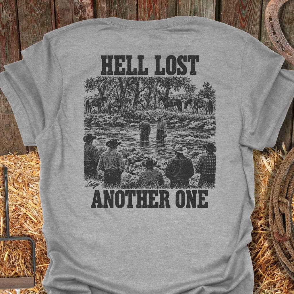 Latigo Cowboy Hell Lost Tee T-Shirt S / Sport Grey