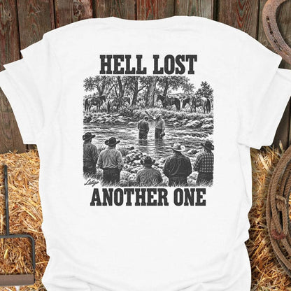 Latigo Cowboy Hell Lost Tee T-Shirt S / White