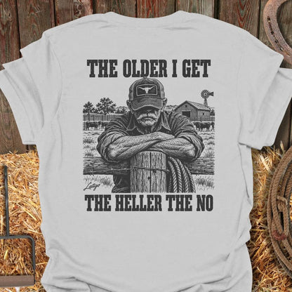 Latigo Cowboy Heller The No Tee T-Shirt S / Ice Grey