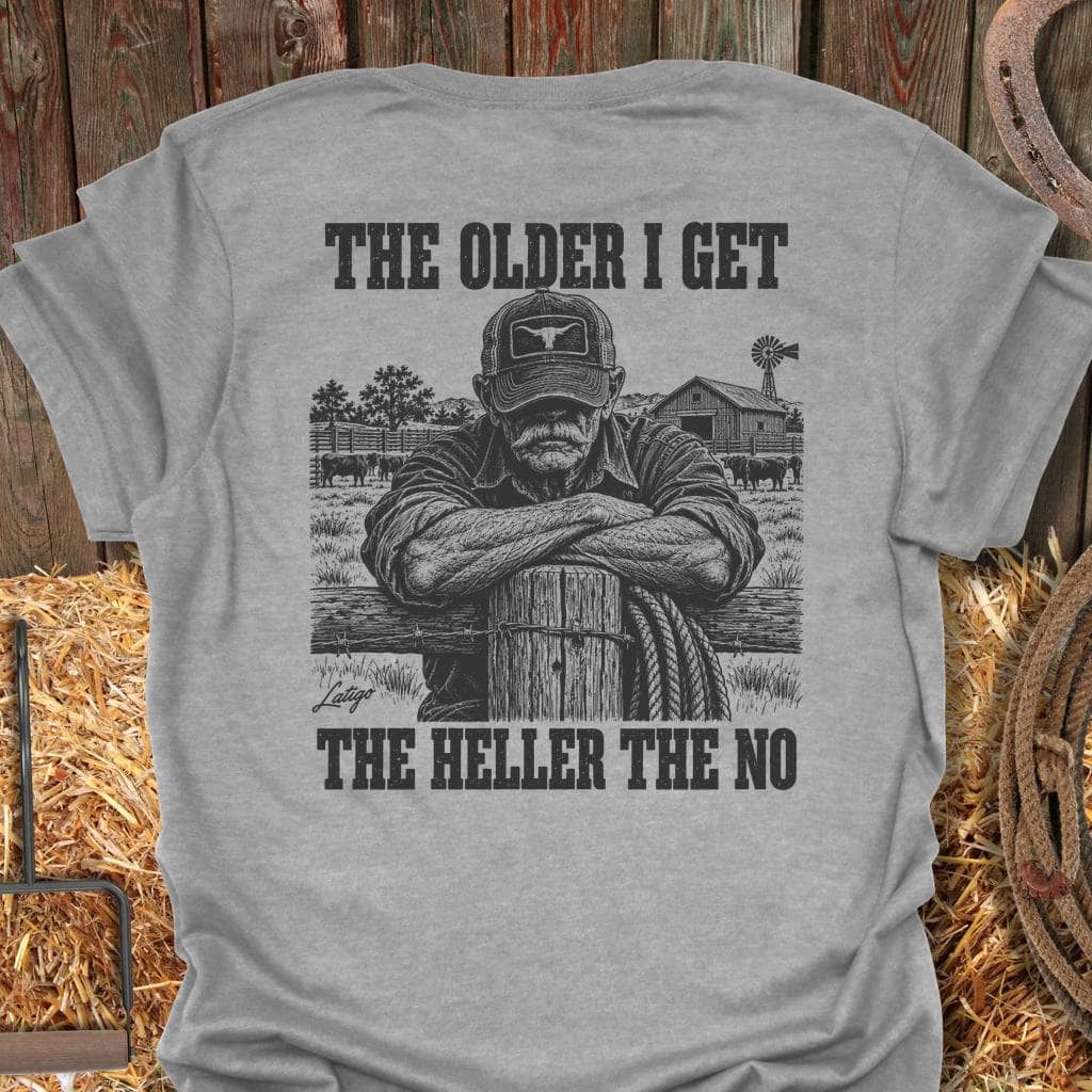 Latigo Cowboy Heller The No Tee T-Shirt S / Sport Grey