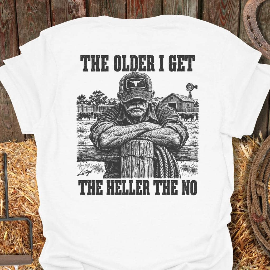 Latigo Cowboy Heller The No Tee T-Shirt S / White
