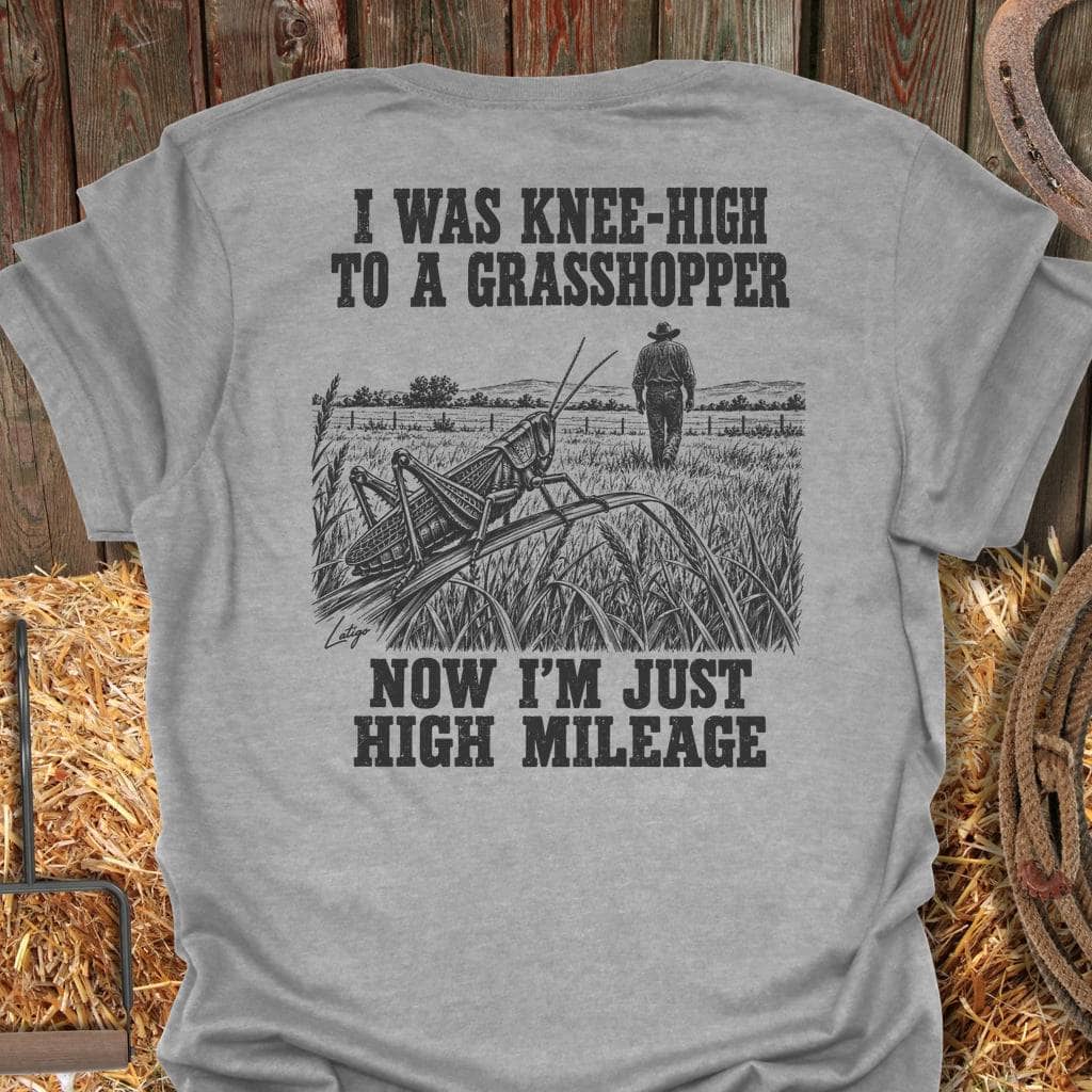 Latigo Cowboy High Mileage Tee T-Shirt S / Sport Grey