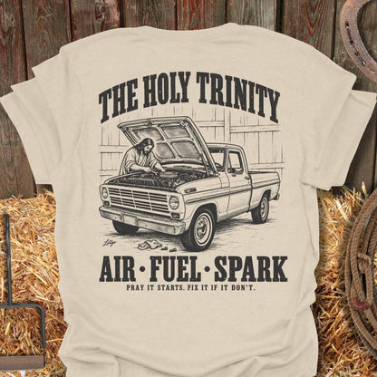 Latigo Cowboy Holy Trinity Tee T-Shirt S / Natural