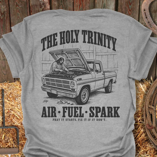 Latigo Cowboy Holy Trinity Tee T-Shirt S / Sport Grey