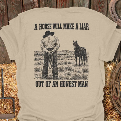 Latigo Cowboy Honest Man Tee T-Shirt S / Sand