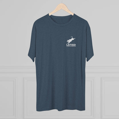 Latigo Cowboy Latigo Simple Unisex Tri-Blend Crew Tee T-Shirt