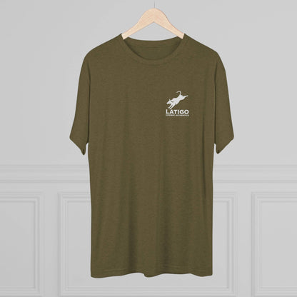 Latigo Cowboy Latigo Simple Unisex Tri-Blend Crew Tee T-Shirt