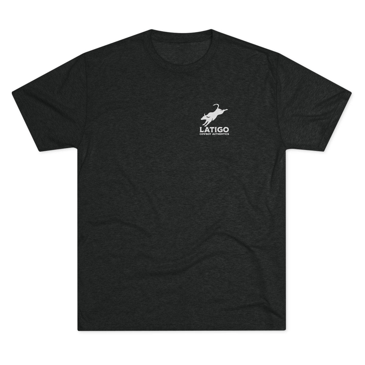 Latigo Cowboy Latigo Simple Unisex Tri-Blend Crew Tee T-Shirt