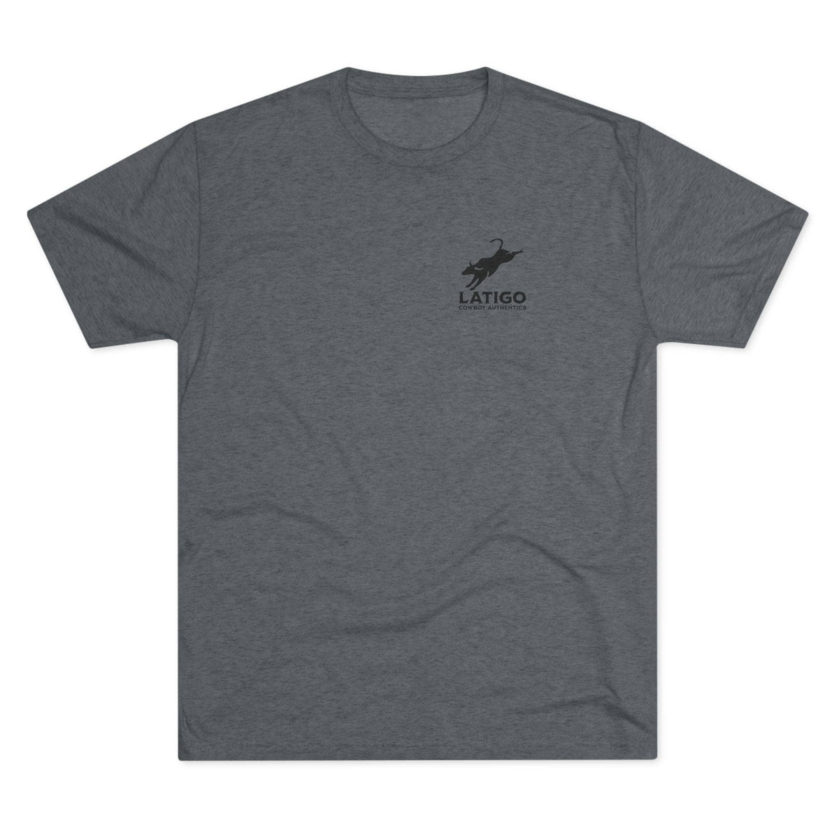 Latigo Cowboy Latigo Simple Unisex Tri-Blend Crew Tee T-Shirt Tri-Blend Premium Heather / S