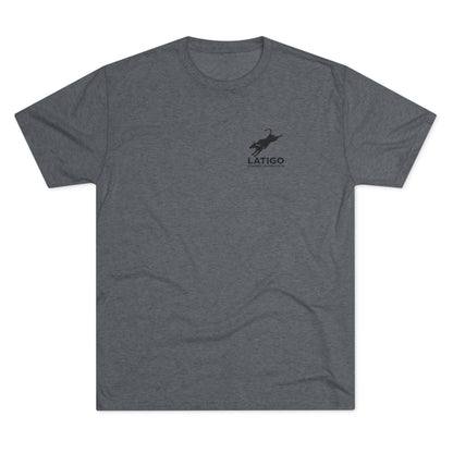 Latigo Cowboy Latigo Simple Unisex Tri-Blend Crew Tee T-Shirt Tri-Blend Premium Heather / S