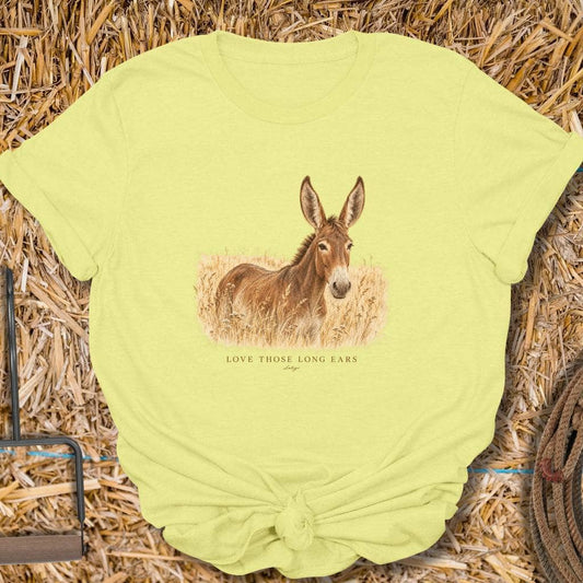 Latigo Cowboy Long Ears Tee T-Shirt Cornsilk / S