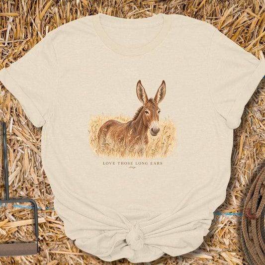 Latigo Cowboy Long Ears Tee T-Shirt Natural / S