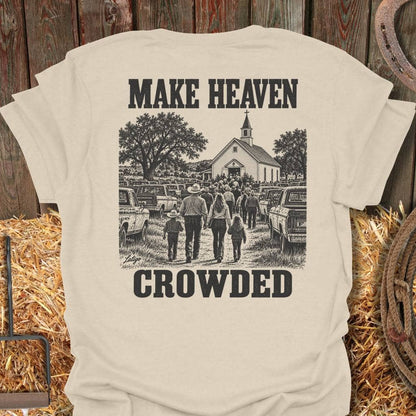 Latigo Cowboy Make Heaven Crowded Tee T-Shirt S / Natural