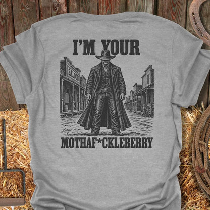 Latigo Cowboy Mothaf*ckleberry Tee T-Shirt S / Sport Grey