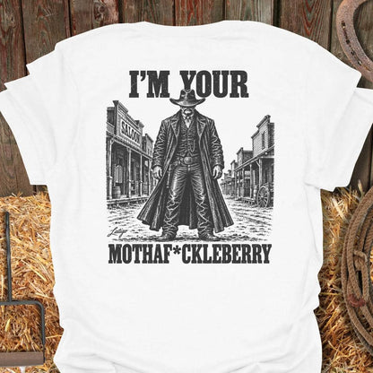 Latigo Cowboy Mothaf*ckleberry Tee T-Shirt S / White