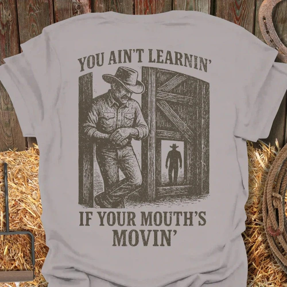 Latigo Cowboy Mouth Tee Ice Grey / S