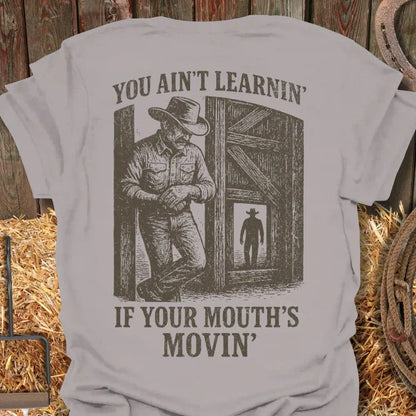 Latigo Cowboy Mouth Tee Ice Grey / S