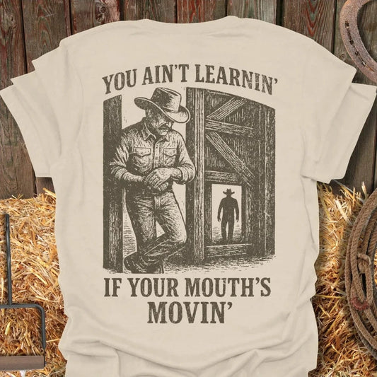 Latigo Cowboy Mouth Tee Natural / S